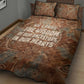 We Carry The Wisdom Quilt Bed Set Indigenous Spirit Quote Art - African Pride