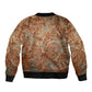 We Carry The Wisdom Sleeve Zip Bomber Jacket Indigenous Spirit Quote Art - African Pride