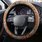 We Carry The Wisdom Steering Wheel Cover Indigenous Spirit Quote Art - African Pride