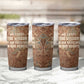 We Carry The Wisdom Tumbler Cup Indigenous Spirit Quote Art - African Pride