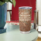 We Carry The Wisdom Tumbler Cup Indigenous Spirit Quote Art - African Pride