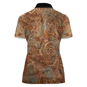 We Carry The Wisdom Women Polo Shirt Indigenous Spirit Quote Art - African Pride