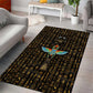 Ankh Horus Scarab Egyptian Area Rug Ancient Egypt - African Spiritual Legacy - African Pride