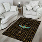 Ankh Horus Scarab Egyptian Area Rug Ancient Egypt - African Spiritual Legacy - African Pride