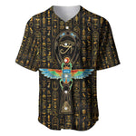 Ankh Horus Scarab Egyptian Baseball Jersey Ancient Egypt - African Spiritual Legacy - African Pride