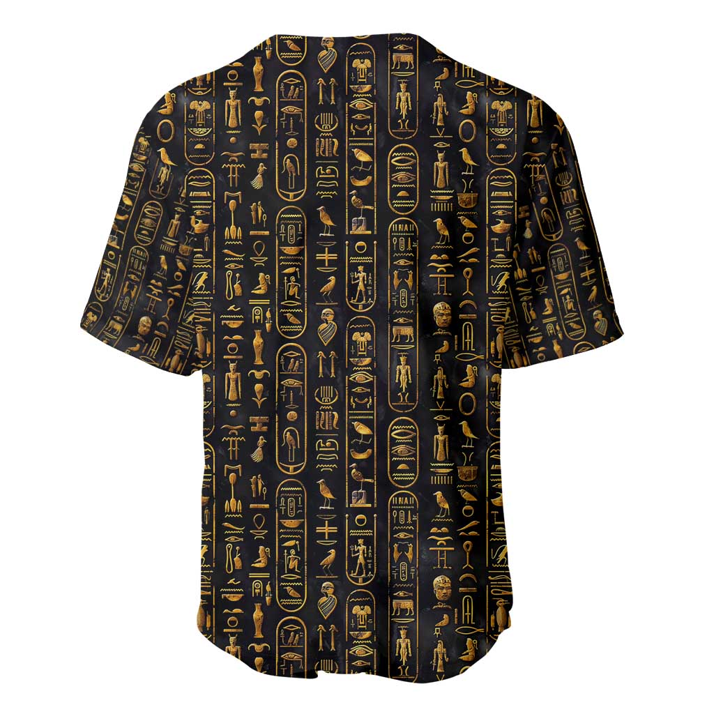 Ankh Horus Scarab Egyptian Baseball Jersey Ancient Egypt - African Spiritual Legacy - African Pride