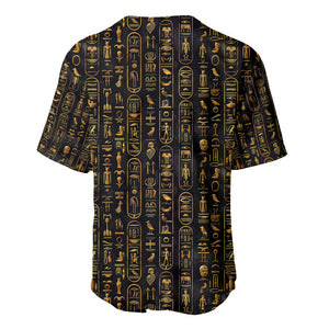Ankh Horus Scarab Egyptian Baseball Jersey Ancient Egypt - African Spiritual Legacy - African Pride