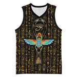 Ankh Horus Scarab Egyptian Basketball Jersey Ancient Egypt - African Spiritual Legacy - African Pride