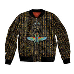 Ankh Horus Scarab Egyptian Bomber Jacket Ancient Egypt - African Spiritual Legacy - African Pride