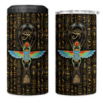 Ankh Horus Scarab Egyptian 4 in 1 Can Cooler Tumbler Ancient Egypt - African Spiritual Legacy - African Pride