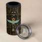 Ankh Horus Scarab Egyptian 4 in 1 Can Cooler Tumbler Ancient Egypt - African Spiritual Legacy - African Pride
