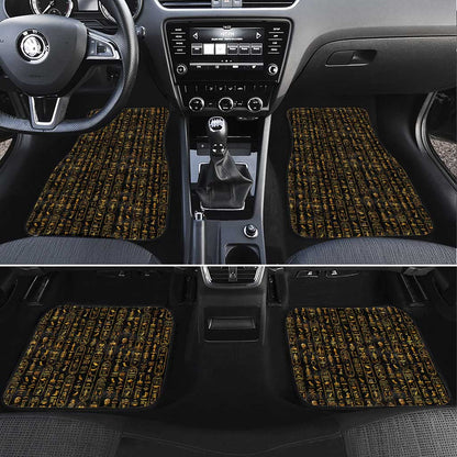 Ankh Horus Scarab Egyptian Car Mats Ancient Egypt - African Spiritual Legacy - African Pride