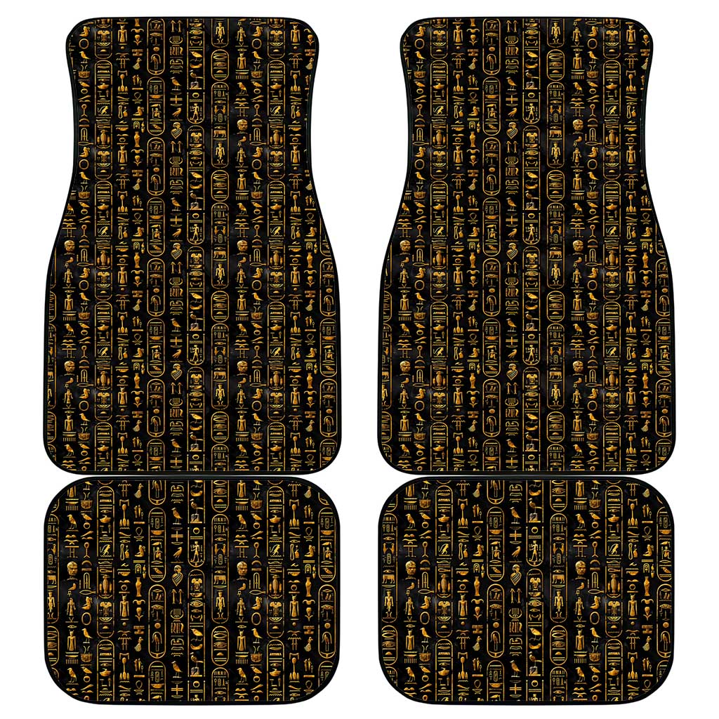Ankh Horus Scarab Egyptian Car Mats Ancient Egypt - African Spiritual Legacy - African Pride