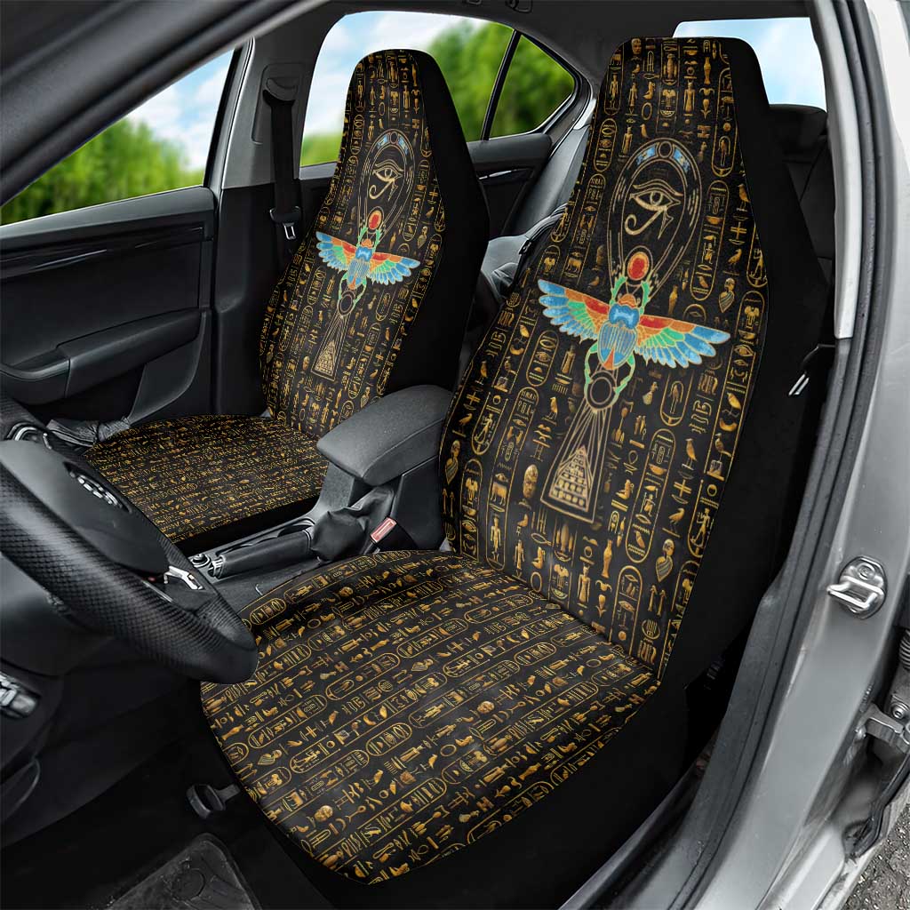 Ankh Horus Scarab Egyptian Car Seat Cover Ancient Egypt - African Spiritual Legacy - African Pride