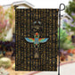 Ankh Horus Scarab Egyptian Garden Flag Ancient Egypt - African Spiritual Legacy - African Pride