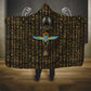 Ankh Horus Scarab Egyptian Hooded Blanket Ancient Egypt - African Spiritual Legacy - African Pride