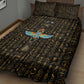 Ankh Horus Scarab Egyptian Quilt Bed Set Ancient Egypt - African Spiritual Legacy - African Pride