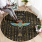 Ankh Horus Scarab Egyptian Round Carpet Ancient Egypt - African Spiritual Legacy - African Pride