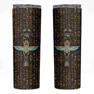 Ankh Horus Scarab Egyptian Skinny Tumbler Ancient Egypt - African Spiritual Legacy - African Pride