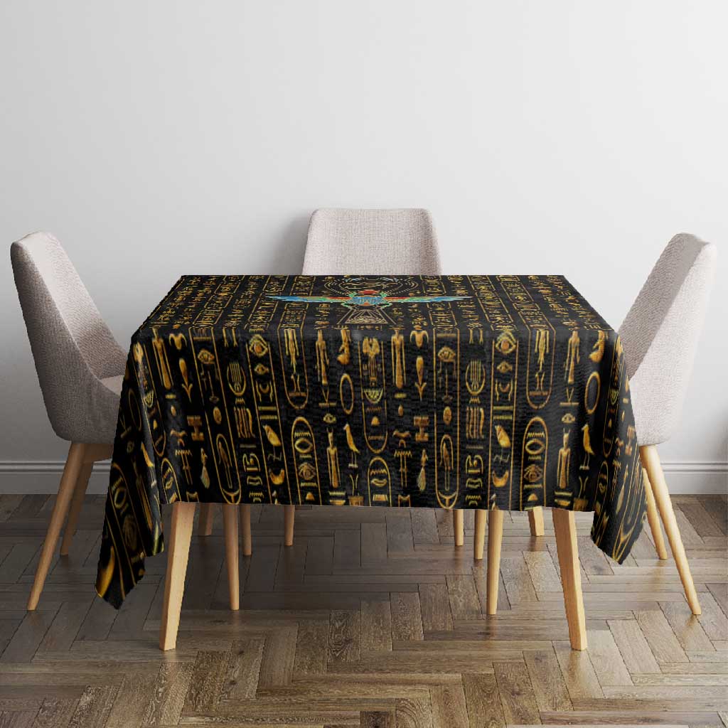 Ankh Horus Scarab Egyptian Tablecloth Ancient Egypt - African Spiritual Legacy - African Pride