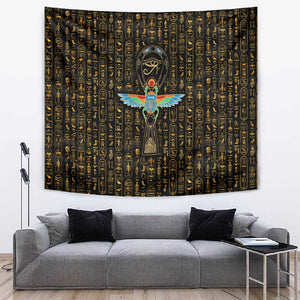 Ankh Horus Scarab Egyptian Tapestry Ancient Egypt - African Spiritual Legacy - African Pride