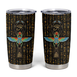 Ankh Horus Scarab Egyptian Tumbler Cup Ancient Egypt - African Spiritual Legacy - African Pride
