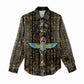 Ankh Horus Scarab Egyptian Women Casual Shirt Ancient Egypt - African Spiritual Legacy - African Pride
