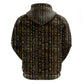 Ankh Horus Scarab Egyptian Zip Hoodie Ancient Egypt - African Spiritual Legacy - African Pride