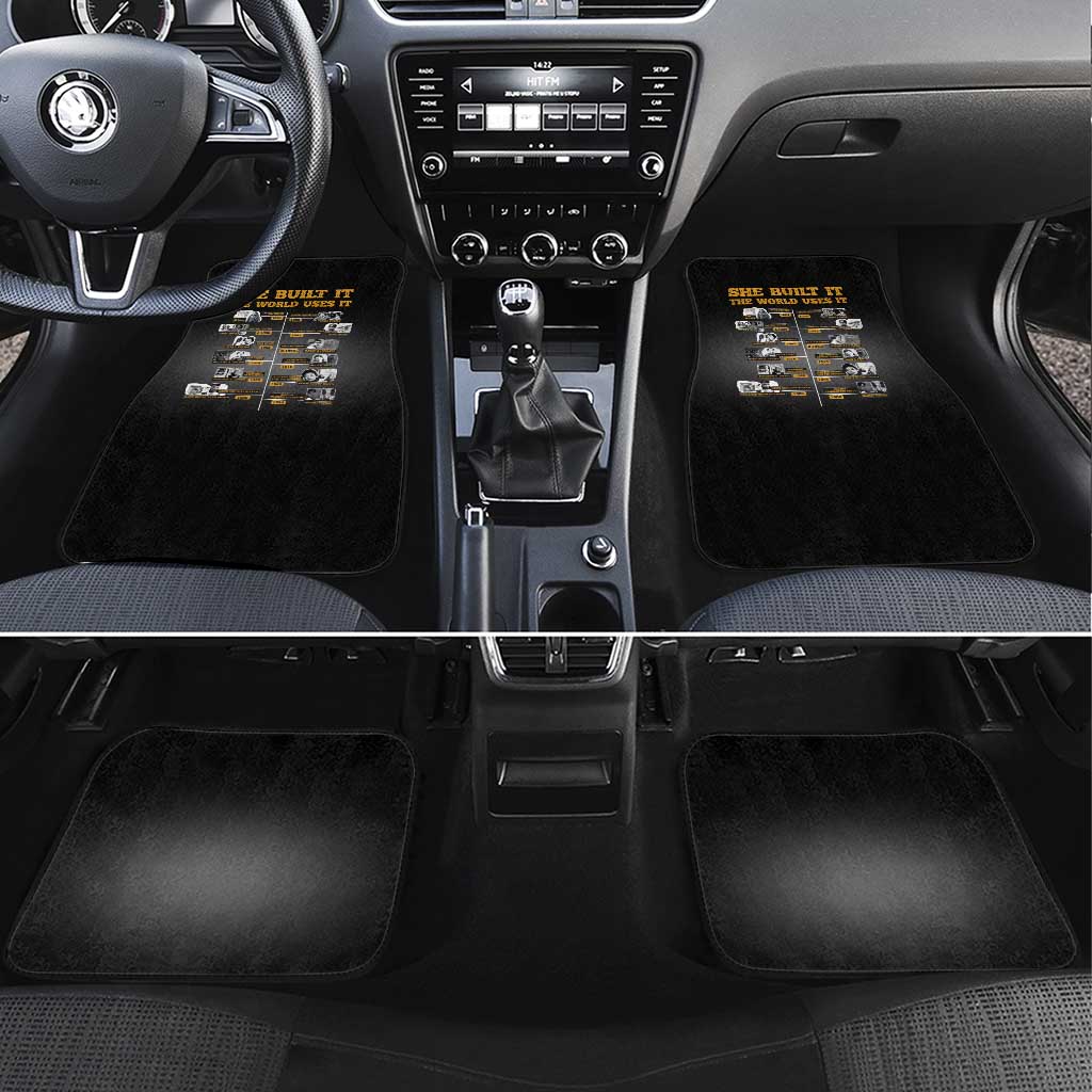 She Built It The World Uses It Car Mats Black Women, Bold Inventions - African Pride