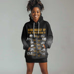 She Built It The World Uses It Hoodie Dress Black Women, Bold Inventions - African Pride