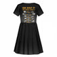 She Built It The World Uses It Kid Short Sleeve Dress Black Women, Bold Inventions - African Pride