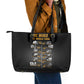 She Built It The World Uses It Leather Tote Bag Black Women, Bold Inventions - African Pride