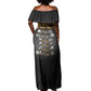 She Built It The World Uses It Off Shoulder Maxi Dress Black Women, Bold Inventions - African Pride