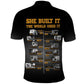 She Built It The World Uses It Polo Shirt Black Women, Bold Inventions - African Pride