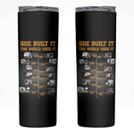 She Built It The World Uses It Skinny Tumbler Black Women, Bold Inventions - African Pride