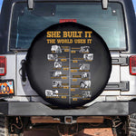 She Built It The World Uses It Spare Tire Cover Black Women, Bold Inventions - African Pride