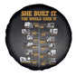 She Built It The World Uses It Spare Tire Cover Black Women, Bold Inventions - African Pride