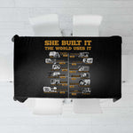 She Built It The World Uses It Tablecloth Black Women, Bold Inventions - African Pride
