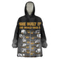 She Built It The World Uses It Wearable Blanket Hoodie Black Women, Bold Inventions - African Pride