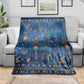 Ancient Egyptian Culture Blanket Pharaohs Anubis Kemet and Symbolic Motifs - African Pride