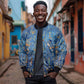 Ancient Egyptian Culture Bomber Jacket Pharaohs Anubis Kemet and Symbolic Motifs - African Pride