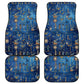 Ancient Egyptian Culture Car Mats Pharaohs Anubis Kemet and Symbolic Motifs - African Pride