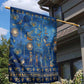 Ancient Egyptian Culture Garden Flag Pharaohs Anubis Kemet and Symbolic Motifs - African Pride