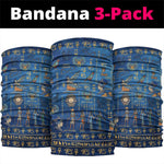 Ancient Egyptian Culture Neck Gaiter Pharaohs Anubis Kemet and Symbolic Motifs - African Pride