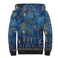 Ancient Egyptian Culture Sherpa Hoodie Pharaohs Anubis Kemet and Symbolic Motifs - African Pride