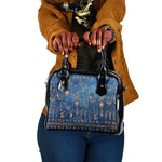 Ancient Egyptian Culture Shoulder Handbag Pharaohs Anubis Kemet and Symbolic Motifs - African Pride