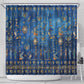 Ancient Egyptian Culture Shower Curtain Pharaohs Anubis Kemet and Symbolic Motifs - African Pride