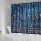 Ancient Egyptian Culture Shower Curtain Pharaohs Anubis Kemet and Symbolic Motifs - African Pride
