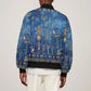 Ancient Egyptian Culture Sleeve Zip Bomber Jacket Pharaohs Anubis Kemet and Symbolic Motifs - African Pride