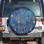 Ancient Egyptian Culture Spare Tire Cover Pharaohs Anubis Kemet and Symbolic Motifs - African Pride